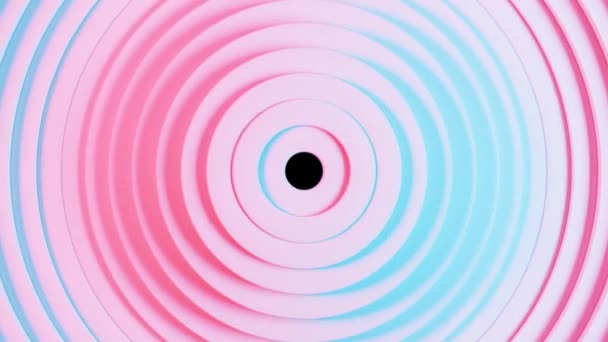 Candy Swirl Delikatna Infuzja Pastel Pink Baby Blue — Wideo stockowe