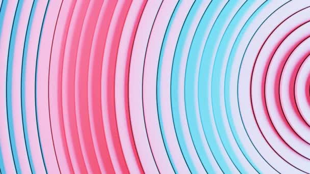 Candy Swirl Delicate Infusion Pastel Pink Baby Blue — Stock Video