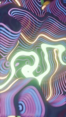Neon Topografi: Soyut Arazide Aydınlık Bir Yolculuk