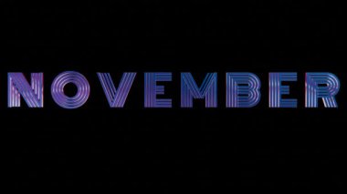 Kasım - 3 Boyutlu Pastel Gradyanı İzole Edildi