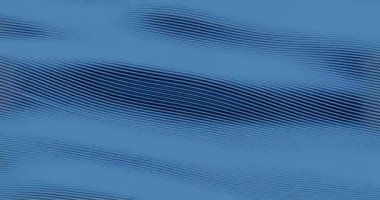 Pembe Neon Işıklı Soyut Dalgalı Çizgi Deseni