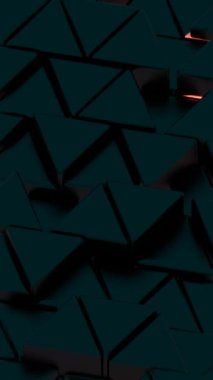 Işık Efektli Parlayan Geometrik Döşemelerin Soyut Deseni