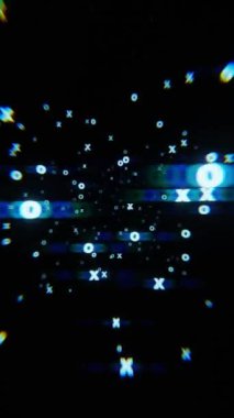 Dijital Uzayda Gerçeküstü Neon X 'ler ve O' lar