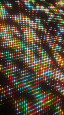 Abstract digital pattern with glowing dots forming a dynamic textur clipart