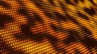 Parlayan turuncu noktalı soyut dijital desen dinamik bir doku oluşturuyor.