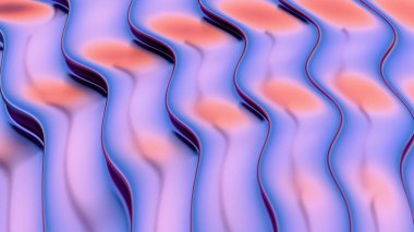 Fluid Abstract Waves with Soft Gradient Colors clipart