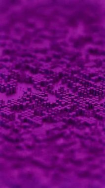 Mor Silindirlerin Soyut Manzarası