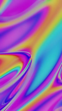 Vibrant Abstract Flow with Multicolored Gradient Waves and Lines clipart