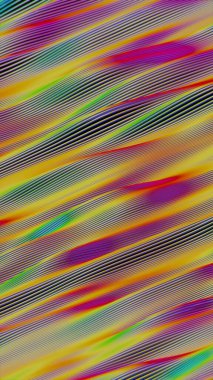 Gradyan Hareket Akımı ile Canlı Soyut Satırlar