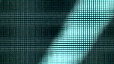 Gradyan Işık Efekti ile Soyut Geometrik Izgara