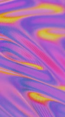 Gradyan Titreşimli Soyut Renkli Dalgalar