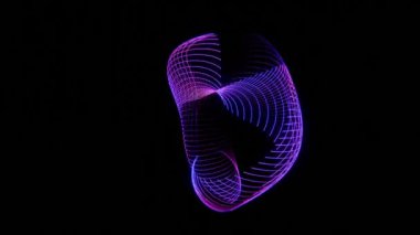 neon hatları ile arka plan