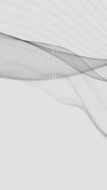 Soyut dalga arkaplanı. Beyaz arkaplan için vektör illüstrasyonu