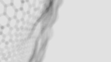 Beyaz Arkaplanda Siyah Kablolar Dalgalar