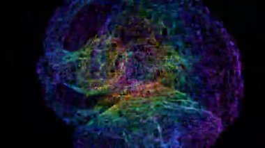 Soyut fraktal arkaplan. 3d resimleme