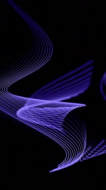 Soyut arkaplan, çizgiler ve ışık, neon ışık. koyu arkaplan, 3 boyutlu görüntüleme