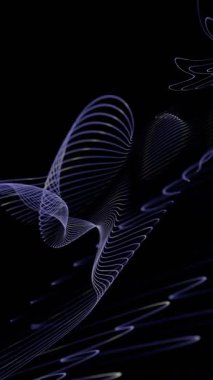 3d soyut dijital tasarım teknolojisi arkaplanı hazırlanıyor