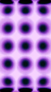 a purple and yellow pattern with circles