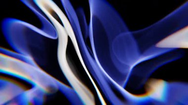 Beyaz ve mavi girdaplı siyah bir arkaplan