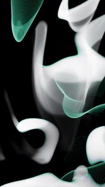 beyaz ve yeşil çizgileri olan siyah bir arkaplan