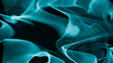 Renkli dumanlı soyut sanat