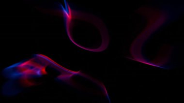 Renkli desenli siyah bir arkaplan