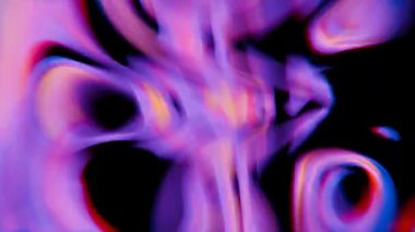 Renkli kıvrımlı siyah bir arkaplan