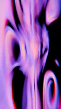 Renkli kıvrımlı siyah bir arkaplan