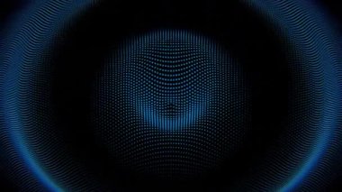 Dairesel desenli mavi ve siyah bir arkaplan