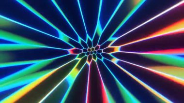 Dairesel tasarımı olan renkli bir arkaplan