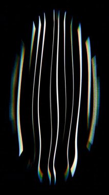 Bir sürü ışık çizgisi olan siyah bir arkaplan