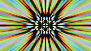 Bir yıldız patlaması ile renkli bir arkaplan