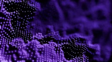 Nokta desenli mor bir arkaplan