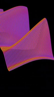 Siyah arkaplanı olan bir arabanın 3 boyutlu görüntüsü