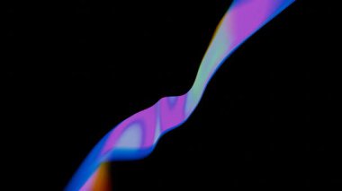 Işıklı siyah bir arkaplana yakın plan