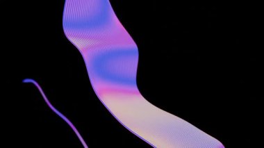 Dalga ve çizgilerle soyut arkaplan