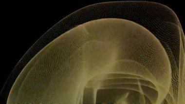 Siyah arkaplanı olan büyük beyaz bir nesne