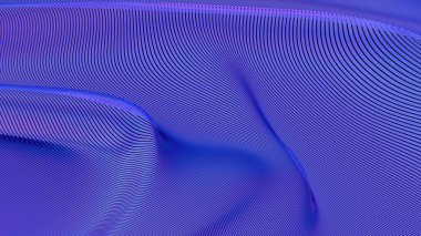 mavi ve kırmızı dalga deseni