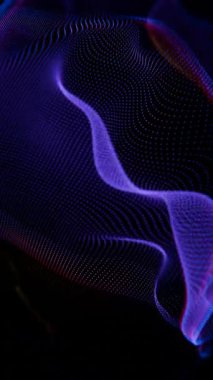 Mor ve kırmızı ışığa yakın çekim