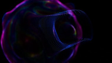 Bir parmak izinin yakın çekimi.