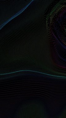 Siyah arkaplanı olan bir bilgisayar ekranı