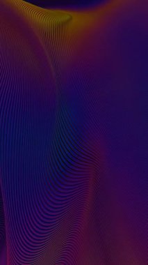 Dalgalı çizgileri olan renkli soyut bir arkaplan