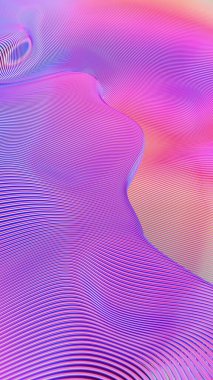 Soyut Renkli Dalga Örnekleri