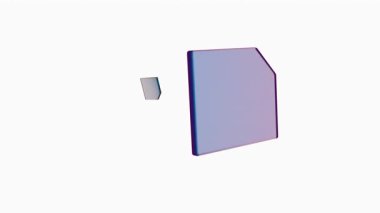 Beyaz arkaplanda bir hafıza kartının yakın plan görüntüsü