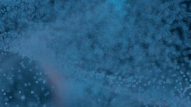 Bokeh efektli soyut mavi arkaplan