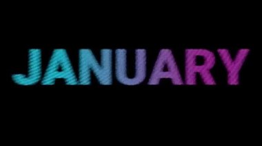 Renkli Ocak metin canlandırması