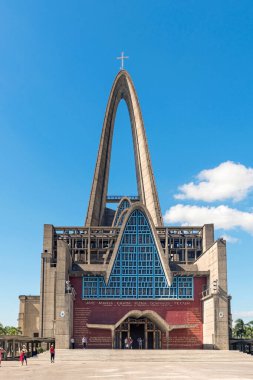  Basilica Nuestra Seora De La Altagracia the beautiful, uniquely designed, modernistic Catholic Basilica situated in Higuey, Dominican Republic  December 25 2022
