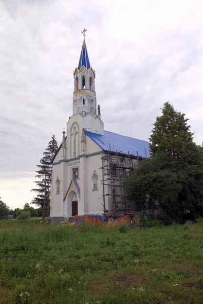 Kostel Narození Panny Marie Bývalý Kostel Obci Tereshki Region Khmelnytskyi — Stock fotografie