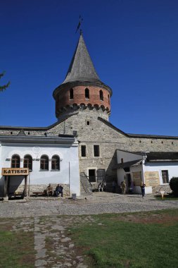 Kamianets-Podilskyi kentindeki eski kale, Khmelnytskyi bölgesi, Ukrayna