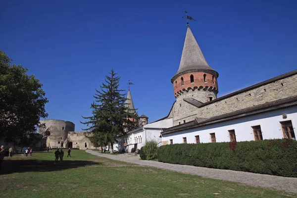 Die Alte Festung Der Stadt Kamjanez Podilskyj Gebiet Chmelnytskyi Ukraine — Stockfoto